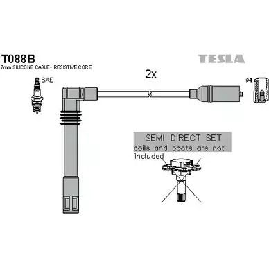 Высоковольтные провода зажигания TESLA T088B L F3MX 3TVMU 2695372