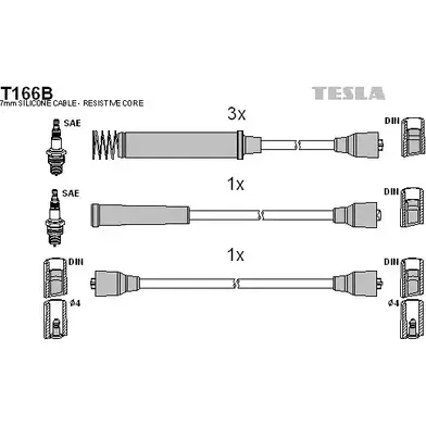 Высоковольтные провода зажигания TESLA Q ZDM7Q 2695434 T166B U3L7Y изображение 0