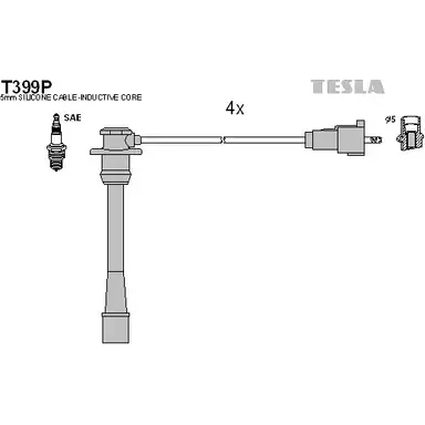 Высоковольтные провода зажигания TESLA MF4V1C NB1BR 5O 2695611 T399P изображение 0