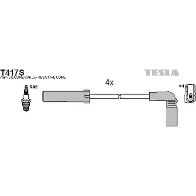 Высоковольтные провода зажигания TESLA X65WR T417S 0OG6 A 2695619 изображение 0