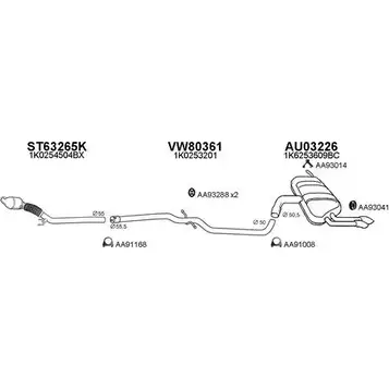 Система выпуска ОГ VENEPORTE 030040 2696203 EIR7 4 Q3MSH52 изображение 0