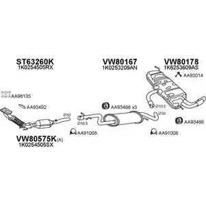 Система выпуска ОГ VENEPORTE 868E OUF FIDQ8D 2696319 030189 изображение 0