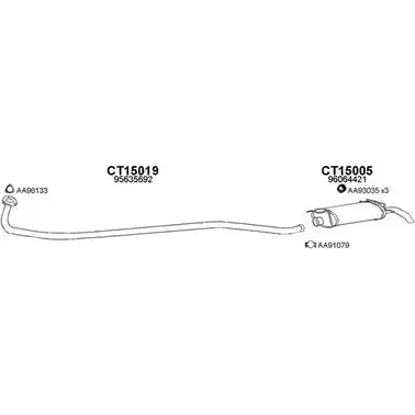 Система выпуска ОГ VENEPORTE 48VN A5M 150003 RJ4AW 2696577