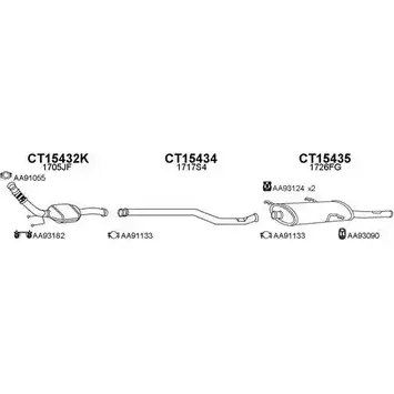 Система выпуска ОГ VENEPORTE 2696694 150147 L5O3H S Y4V58 изображение 0