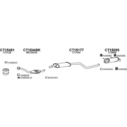 Система выпуска ОГ VENEPORTE 2696714 LK SXKI Q103U 150171