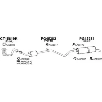 Система выпуска ОГ VENEPORTE HONVS 150349 WHK 35W 2696838 изображение 0