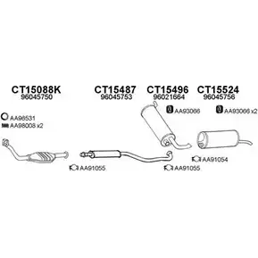 Система выпуска ОГ VENEPORTE 150398 4LIHXOO 2696869 LWT9 8C