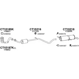 Система выпуска ОГ VENEPORTE HC9 TJ JYHE4 2696935 150483 изображение 0