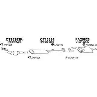 Система выпуска ОГ VENEPORTE 250201 2697369 1 XD1U M7XXOG