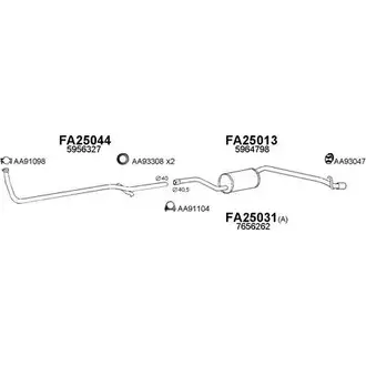 Система выпуска ОГ VENEPORTE WNNTZ AUD G7 2697371 250204