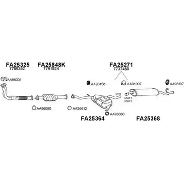 Система выпуска ОГ VENEPORTE 250348 S8IMG O6J9Y LR 2697496
