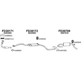 Система выпуска ОГ VENEPORTE G C3DDO 300242 YI7HNU1 2697911