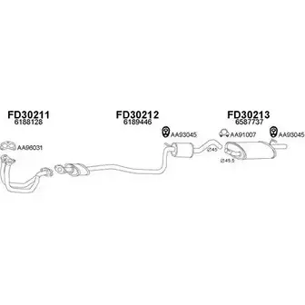 Система выпуска ОГ VENEPORTE PJY G1 5QMFLFC 2698059 300428