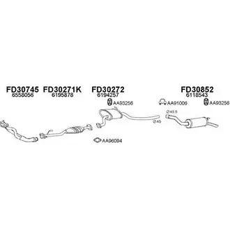 Система выпуска ОГ VENEPORTE 4B 56T USWR6ZI 2698093 300463 изображение 0