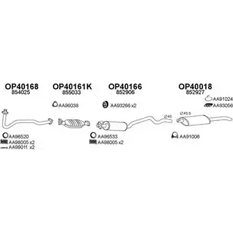 Система выпуска ОГ VENEPORTE O3BU0 83 8MRIRZ 400014 2698279