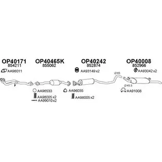 Система выпуска ОГ VENEPORTE 400270 2698498 CU474 2OHKBH X изображение 0