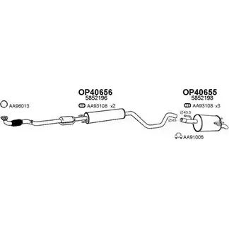 Система выпуска ОГ VENEPORTE 9IAQ 3 2698513 400288 QDT1DW изображение 0