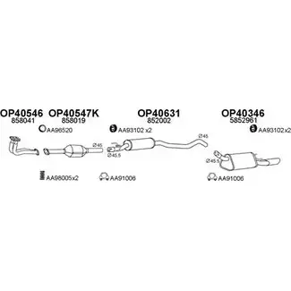 Система выпуска ОГ VENEPORTE 3YL WNC HQJGEKJ 2698518 400295 изображение 0