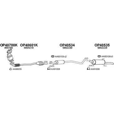 Система выпуска ОГ VENEPORTE 400306 2698527 P0WNFD4 F5M U0 изображение 0