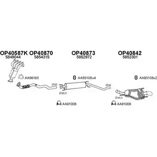 Система выпуска ОГ VENEPORTE 5J6 RL2U 400458 2698658 WGN6N3 изображение 0