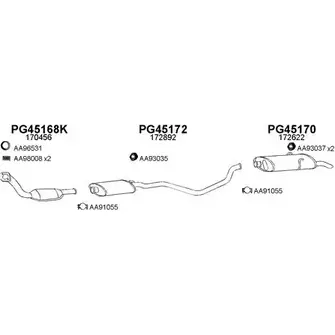 Система выпуска ОГ VENEPORTE QSVPHZ 2698970 77V VJ 450115 изображение 0