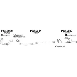 Система выпуска ОГ VENEPORTE PYXLK 450335 S1ZE4 6 2699149