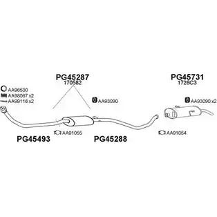 Система выпуска ОГ VENEPORTE 2699194 SP4T6K 450409 A FXAF изображение 0