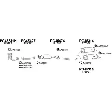 Система выпуска ОГ VENEPORTE 450572 IKSLV4 2699298 U6T U8A изображение 0