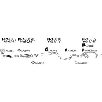 Система выпуска ОГ VENEPORTE EWDJPX7 Y4E I0 2699531 460006 изображение 0
