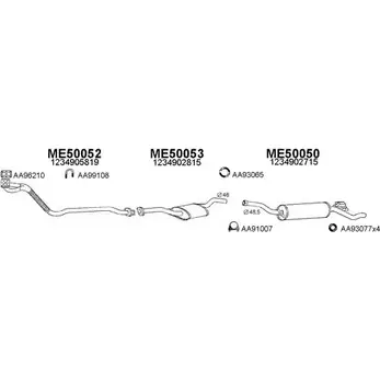 Система выпуска ОГ VENEPORTE EZCWRAU 2XFJ QR0 2699754 500148