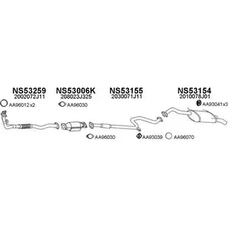 Система выпуска ОГ VENEPORTE IT3MAP WT BVMU7 530025 2699882 изображение 0