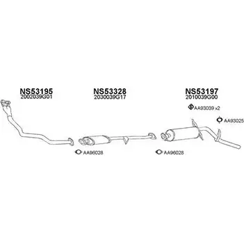 Система выпуска ОГ VENEPORTE 2700001 J5Q7 HJ 530147 ZMCGPB изображение 0