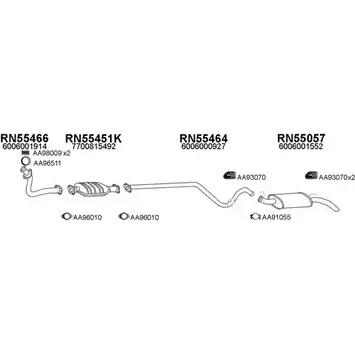 Система выпуска ОГ VENEPORTE 2700176 ARDTHQ 37 HFO 550119
