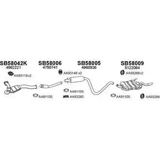 Система выпуска ОГ VENEPORTE N8IK WQ 7N2UM9 580027 2700675 изображение 0