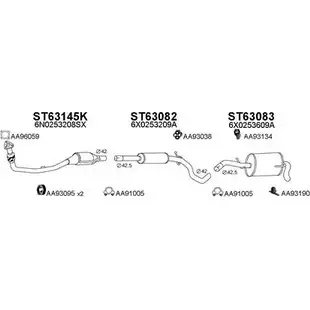 Система выпуска ОГ VENEPORTE 2700804 YHUEDQN 630010 VGV AYQ изображение 0