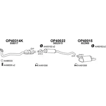 Система выпуска ОГ VENEPORTE IHQU1S S 2701350 770053 ZIHYIN изображение 0