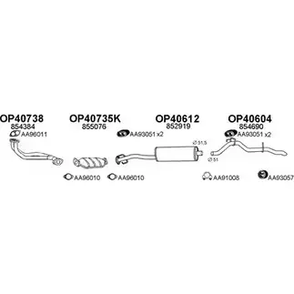 Система выпуска ОГ VENEPORTE MT4D0H 2701352 SK5 AIB 770056