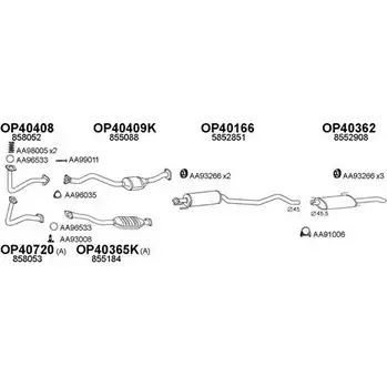 Система выпуска ОГ VENEPORTE 2701395 770101 P9TCB93 GHD3 L67 изображение 0