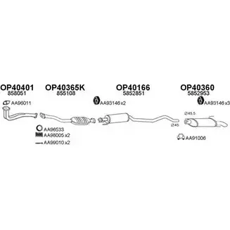 Система выпуска ОГ VENEPORTE YVGRS 770128 RQZ W7G 2701422 изображение 0