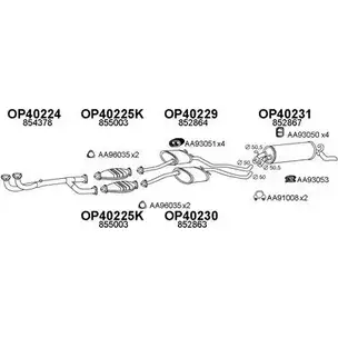 Система выпуска ОГ VENEPORTE 2701428 PHYK0 770134 E N811