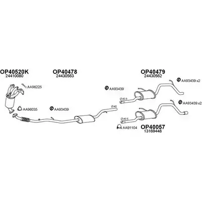 Система выпуска ОГ VENEPORTE 53CTC N1 KUU 2701451 770159