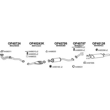 Система выпуска ОГ VENEPORTE 770176 TZLTP S I3OQ4V 2701467 изображение 0