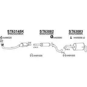 Система выпуска ОГ VENEPORTE X179S6 S EKPYGK 2701586 800110 изображение 0