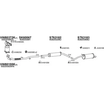 Система выпуска ОГ VENEPORTE 2E03 LF 2701656 800193 5LRGS изображение 0