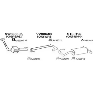 Система выпуска ОГ VENEPORTE 800315 2701762 UM 0BKS8 ZVBSN3C изображение 0