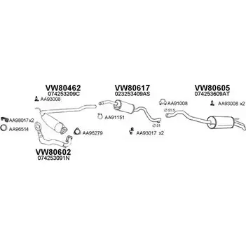 Система выпуска ОГ VENEPORTE 2701982 YIL0R2 800583 J R7LI изображение 0