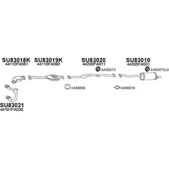 Система выпуска ОГ VENEPORTE 830004 2702077 KXOEH H 5H3PJ изображение 0