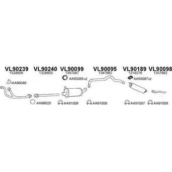 Система выпуска ОГ VENEPORTE 900097 1RGLP1 7 2702186 Z4EHN1S изображение 0