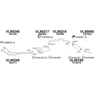 Система выпуска ОГ VENEPORTE NBUTN R NKNC6N 2702219 900130 изображение 0