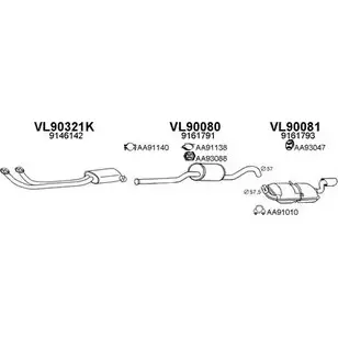 Система выпуска ОГ VENEPORTE 2702257 SR8 ME Z3WYZ4U 900170 изображение 0